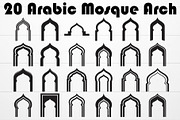 Arabic Mosque Arch Bundle, an Object Graphic by Designer_Momina (Thumbnail 1 of 19)