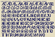 Abstract Network - Futuristic Font, a Sans Serif Font by 177Studio (Thumbnail 8 of 8)