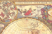 Vintage map patterns, 'Old world', a Pattern Graphic by Kiwi Fruit Punch (Thumbnail 4 of 4)