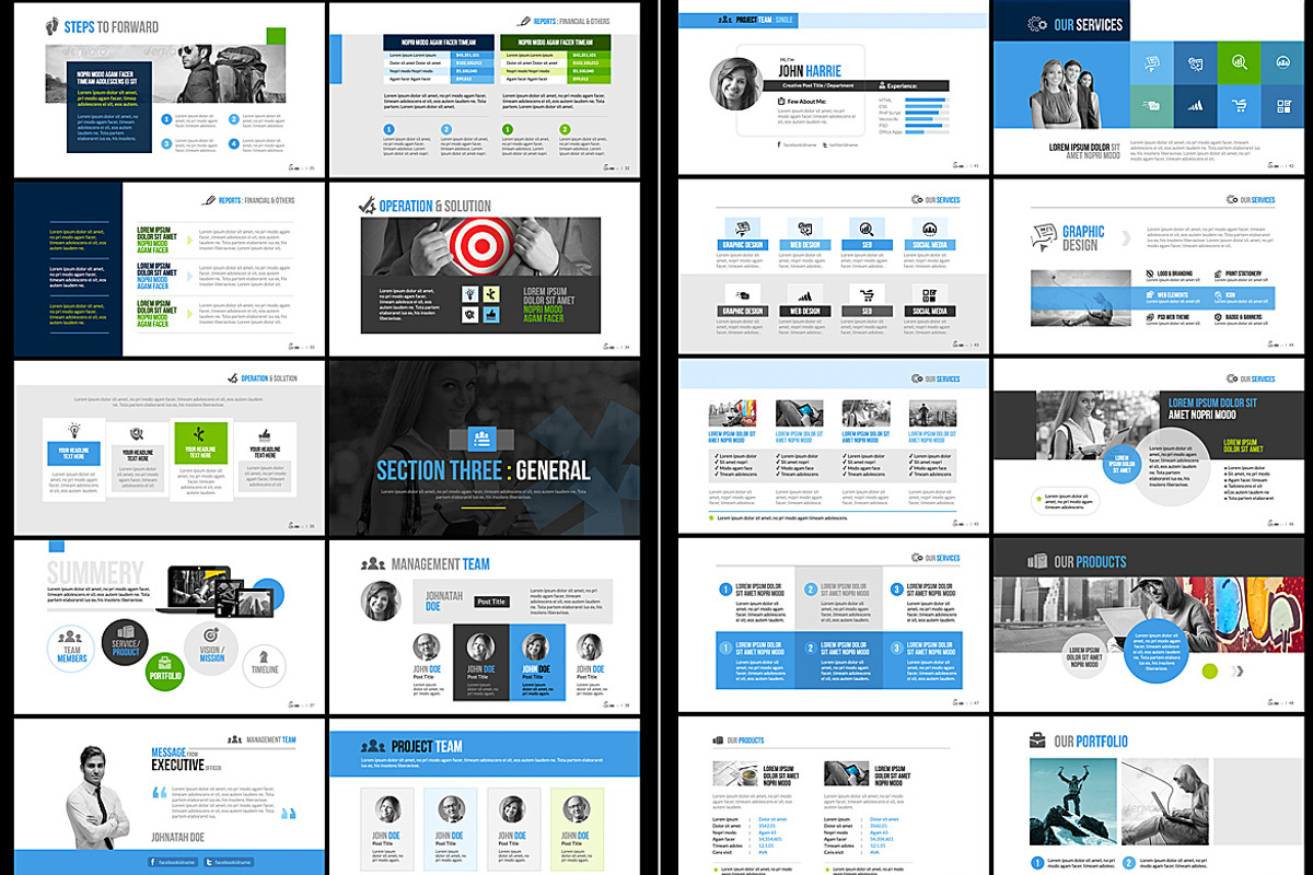 Business Keynote Template preview 5