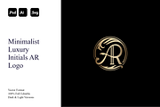 Minimalist Luxury Initials AR Logo, a Branding & Logo Template by Luxury Logos (Thumbnail 1 of 4)