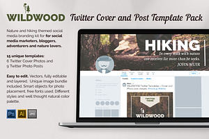 WILDWOOD Twitter Templates Pack