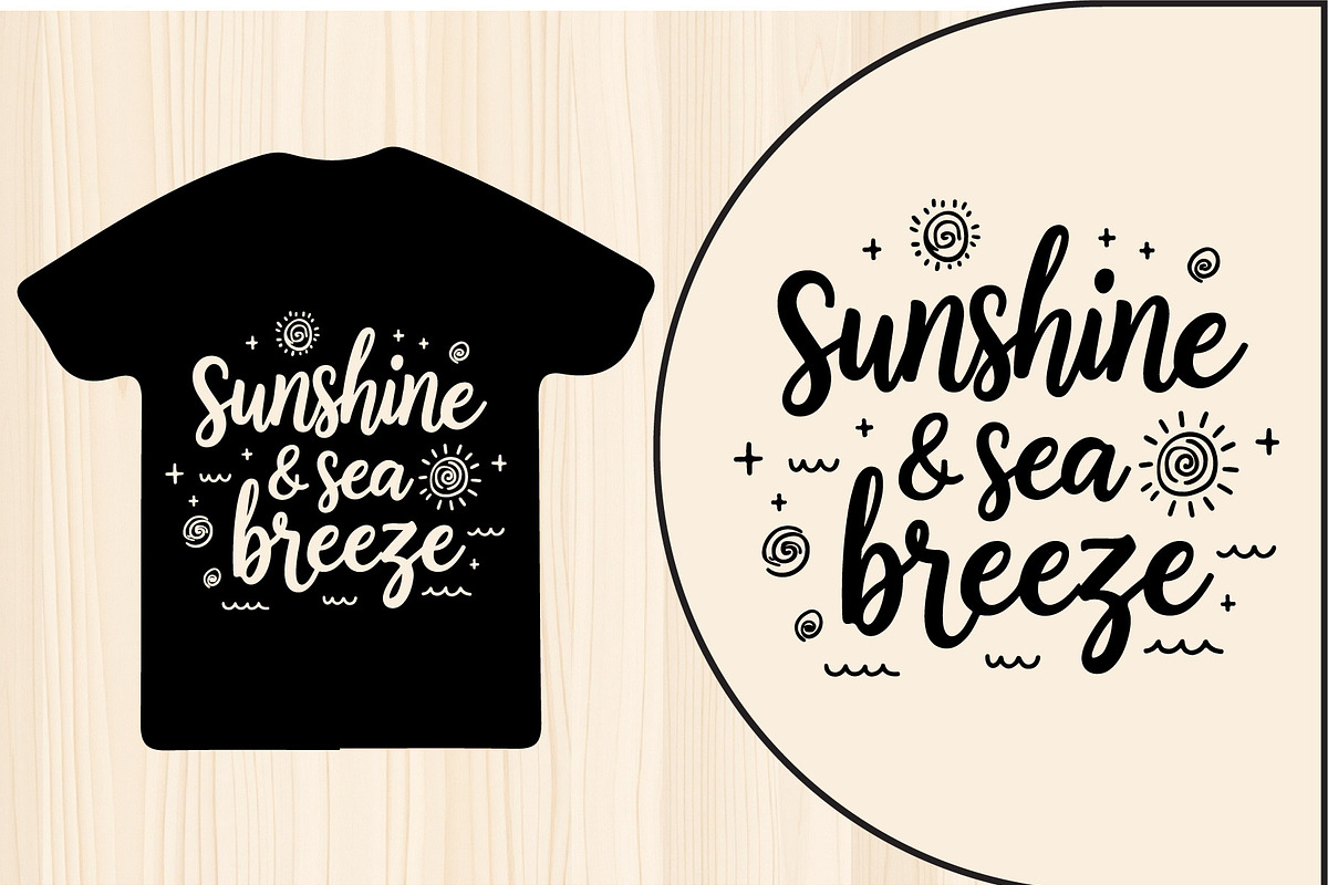 Summer T-Shirt Designs SVG Set, an Object Graphic by jahid234 (Photo 2 of 9)