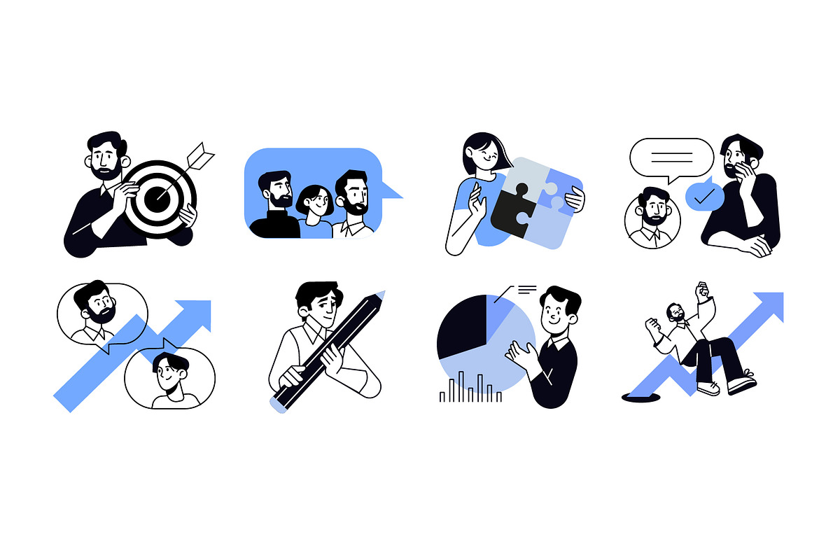 Basic Business, a Person Illustration by PureSolution (Photo 3 of 6)
