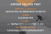 Vintage College Font, a Font by GlitzyGrapix (Thumbnail 9 of 10)