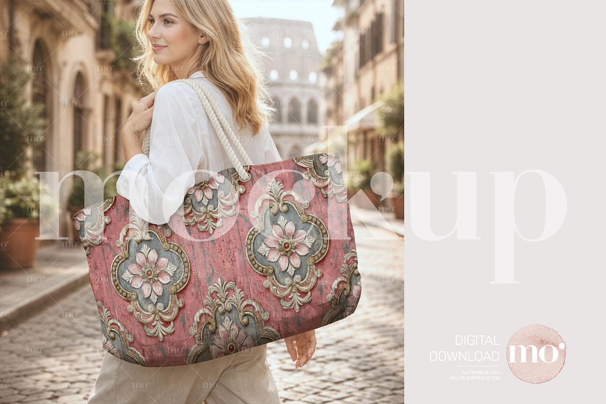 Oversized Weekender Bag Mockup, a Merchandise Mockup by MoMockups (Photo 5 of 5)