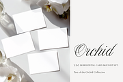 Orchid 3.5x5 RSVP Card Mockup Set, an Advertising Mockup by Serenefeeling (Thumbnail 1 of 6)