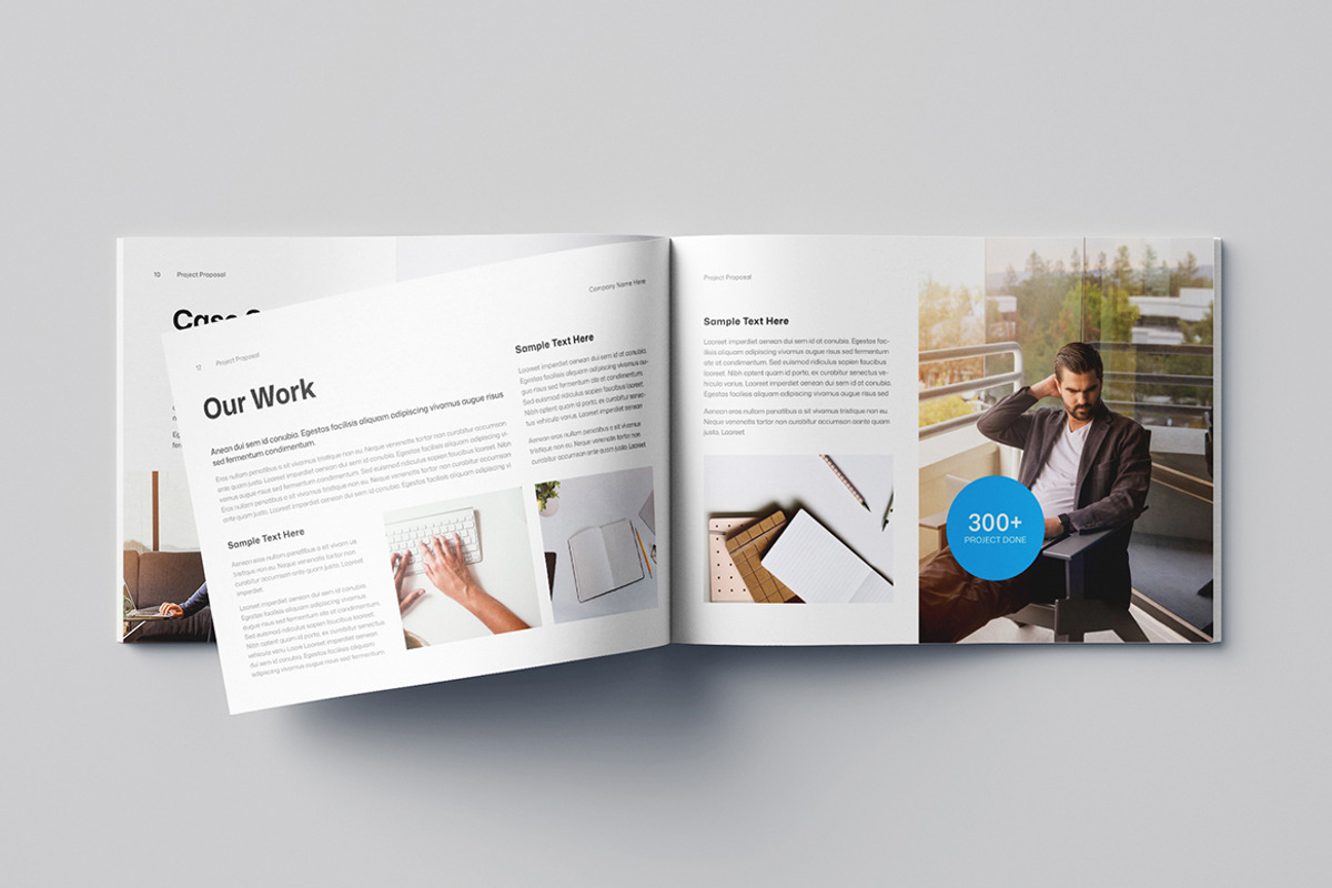 Proposal Template Landscape | Word, a Brochure Template by HiveArts (Photo 7 of 9)