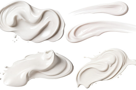 cream smears transparent background