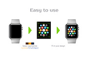 Apple mockups +BONUS [Full] AI+PSD, an iPhone Mockup by voin_Sveta (Thumbnail 2 of 7)