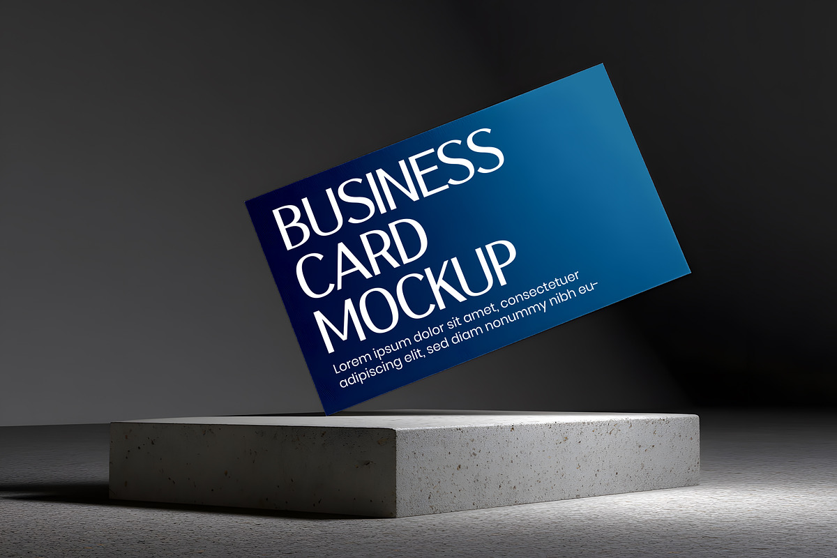 Business Card Mockup, an Advertising Mockup by GenesisCreativeCo (Photo 1 of 3)