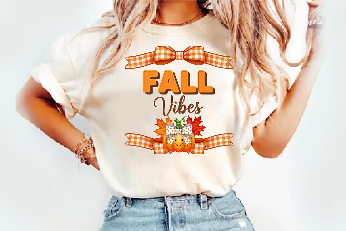 Coquette Fall Vibes PNG, an Illustration by Watercolor design (Photo 2 of 3)