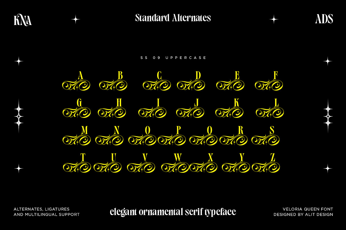 Veloria Queen Typeface, a Serif Font by alit design (Photo 18 of 20)