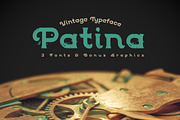 Patina font, a Serif Font by Gleb Guralnyk (Thumbnail 1 of 5)