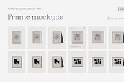 Frame mockup creator - part 1, a Print Template by Creatoom (Thumbnail 10 of 17)