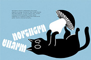 25 Finnish Cats Nordic Illustrations, an Animal Illustration by helenreveur (Thumbnail 5 of 10)