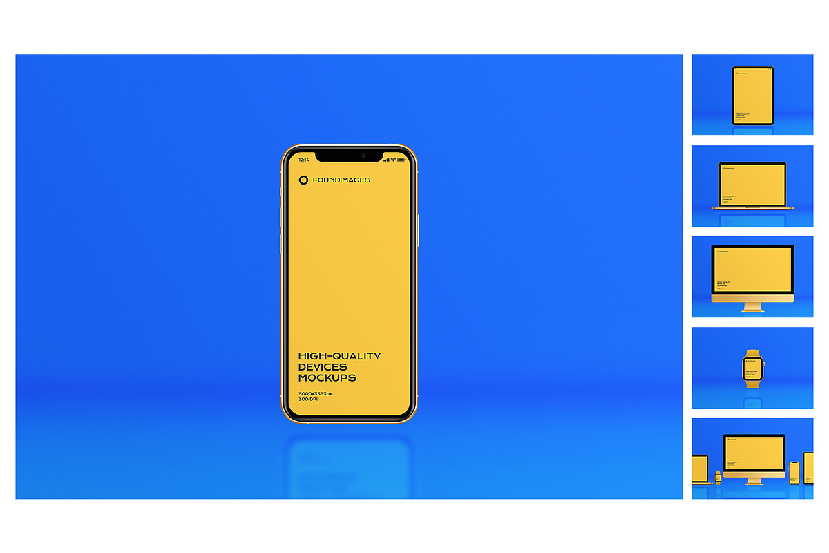 360 device mockup bundle iphone, a Device Mockup by FoundImages (Photo 81 of 84)