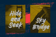 Bingo Reky - Textured Brush Font, a Script Font by StringLabs (Thumbnail 9 of 12)