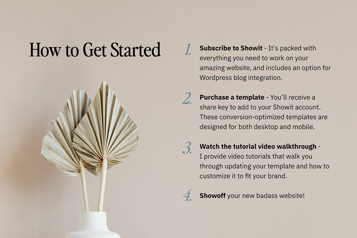 Showit Website Template - Boho, a Websites & App Template by Amanda Pena Design (Photo 5 of 7)