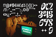 Modern World Experimental Font, a Slab Serif Font by Ronny Studio (Thumbnail 8 of 9)