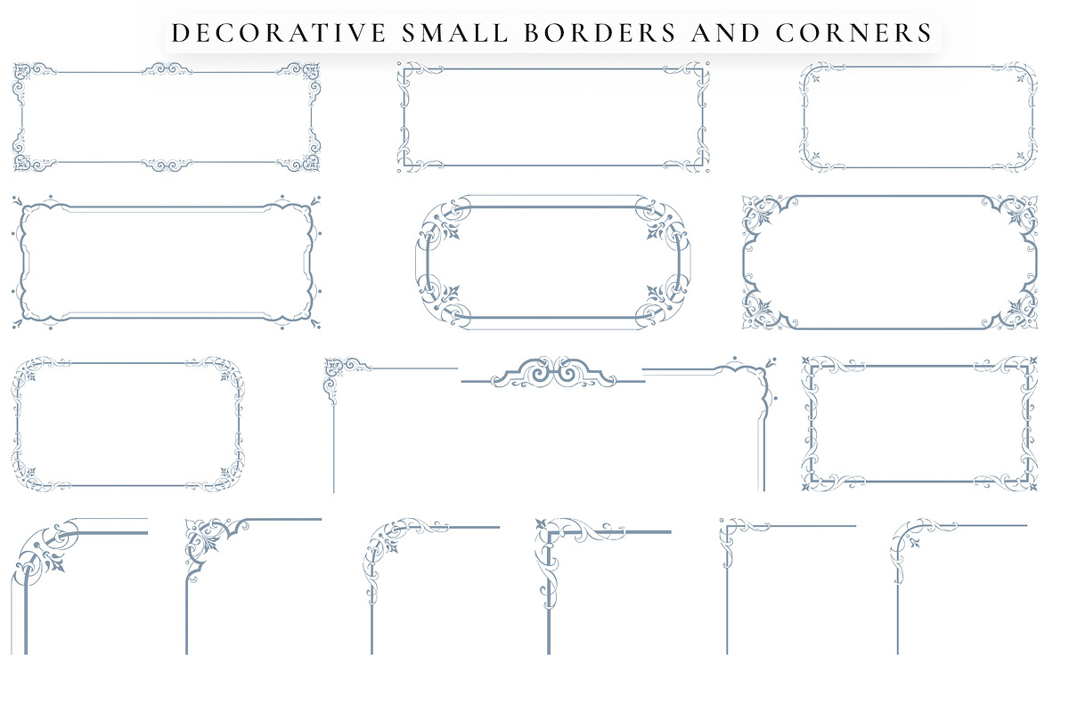 Decorative Borders and Corners, a Decorative Illustration by Century Library (Photo 2 of 13)