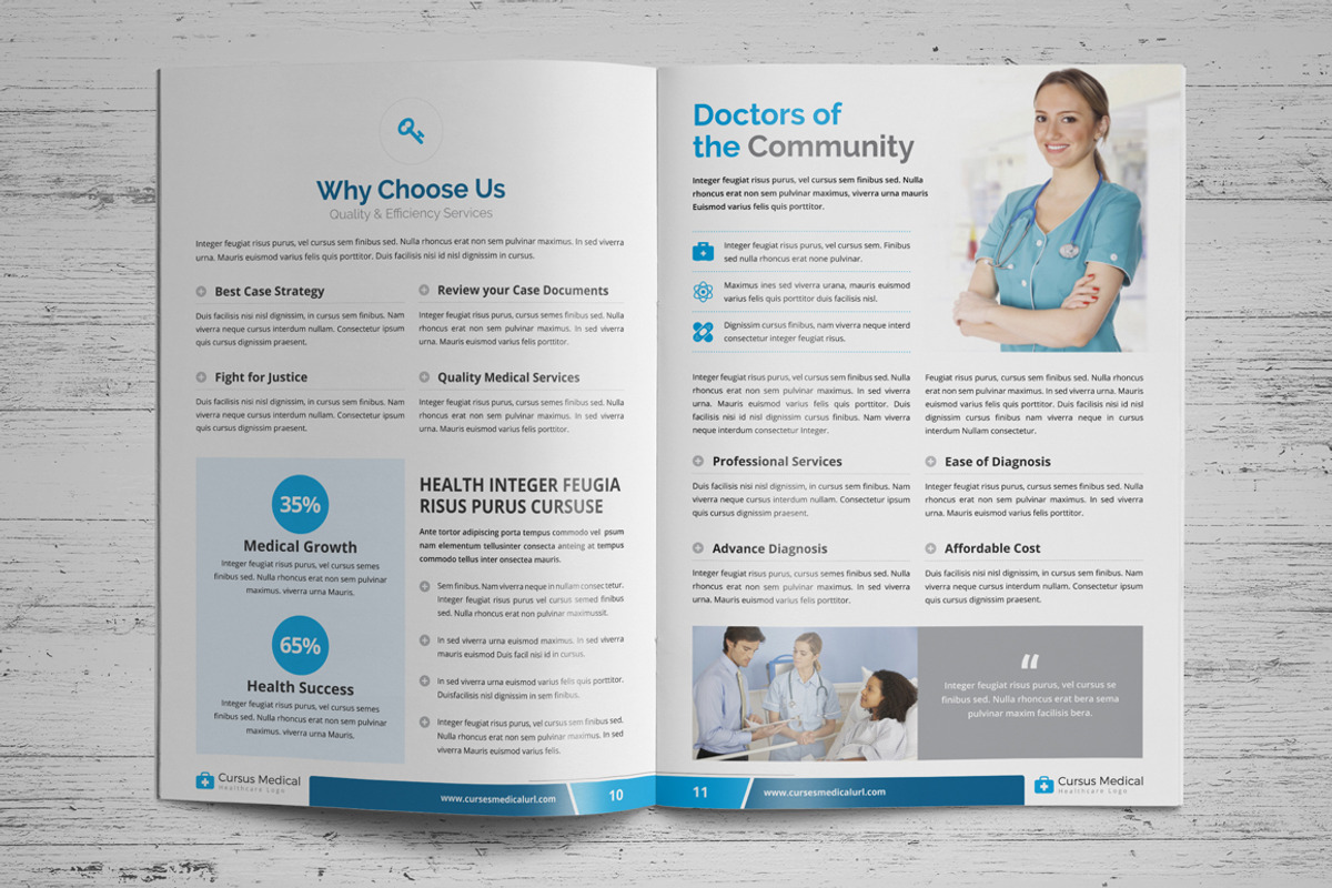 Medical HealthCare Brochure v4, a Brochure Template by Miyaji75 (Photo 7 of 15)