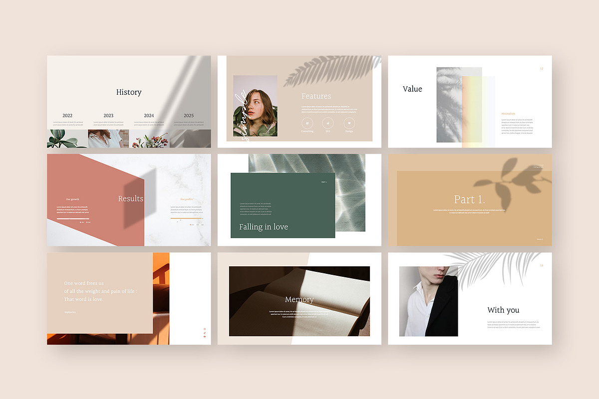 Glory PowerPoint Template, a Presentation Template by Simple P. (Photo 3 of 9)