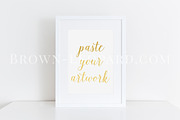 A4 Clean frame mockup bundle (44), a Print Template by BrownLeopard (Thumbnail 9 of 10)