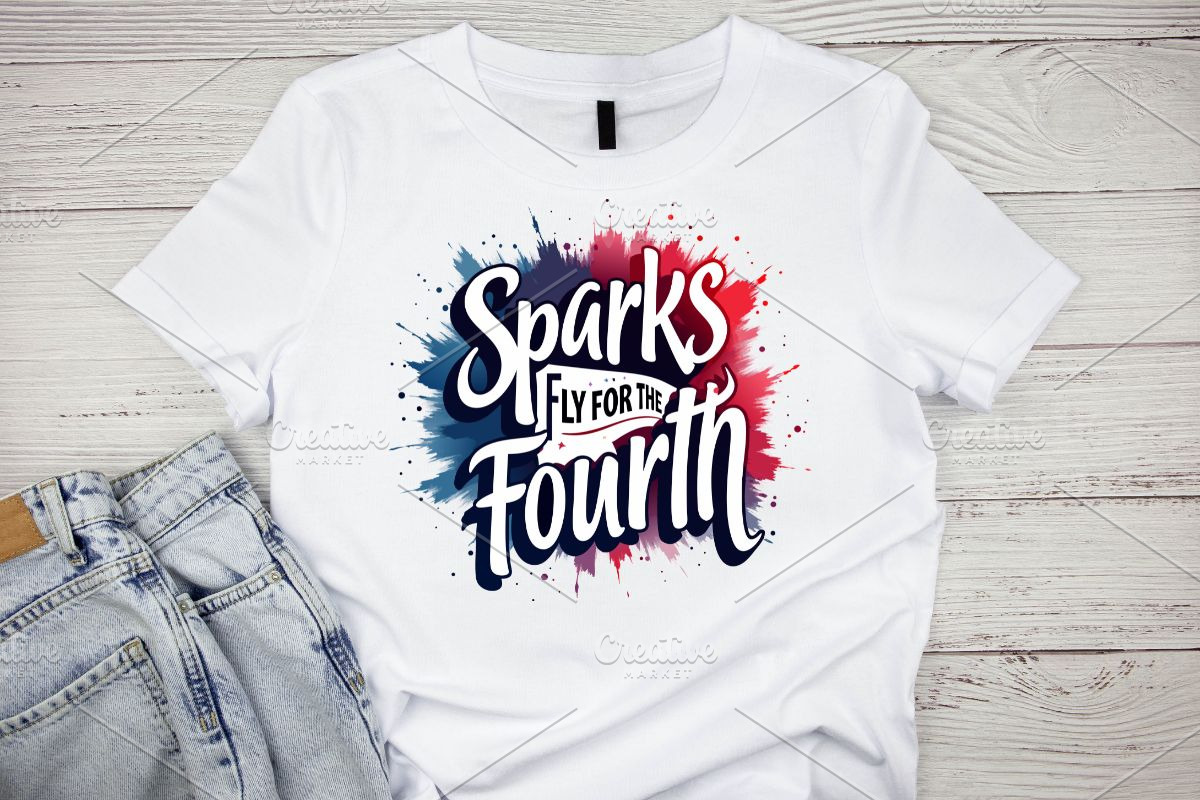 Sparks Fly for the Fourth, Patriotic, an Illustration by Awieee1 (Photo 2 of 4)