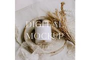 Square Product Sticker Label Mockup, a Mockup by Kelligraphy Co. (Thumbnail 1 of 2)