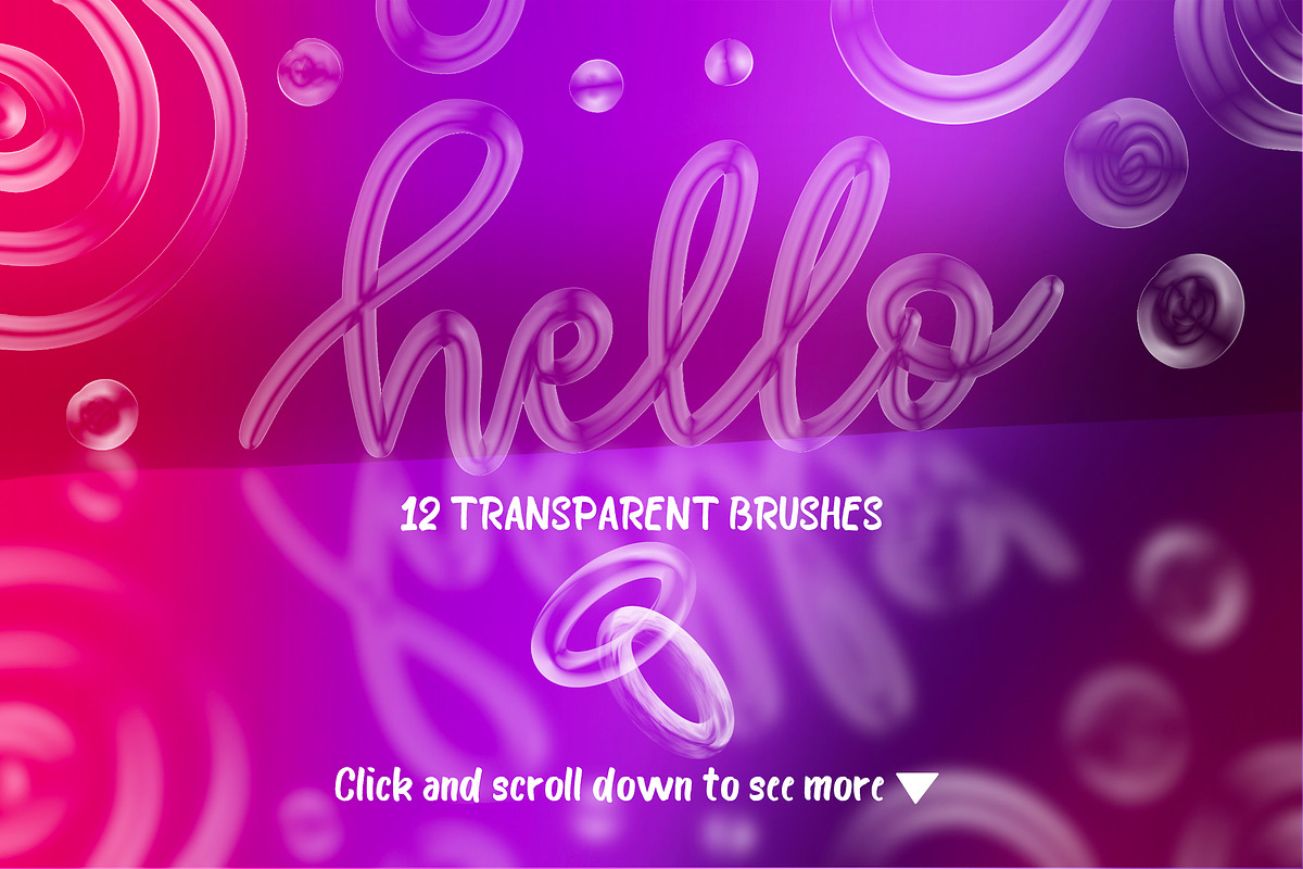 3D BRUSHES PROCREATE SET, a Brush Add-On by AlexandraArt (Photo 10 of 16)