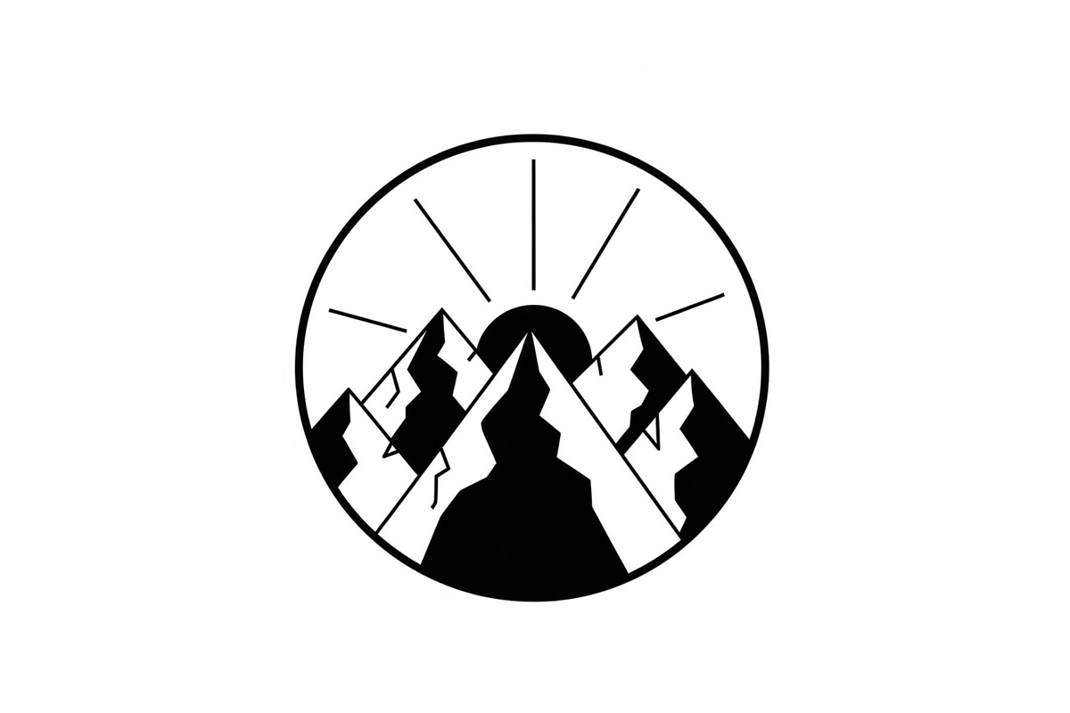 Mountain Sunrise Circle Bundle, an Illustration by Designs_River (Photo 25 of 31)