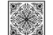 50 Elegant Floral Ornament Bundle, a Decorative Illustration by Amazin_art (Thumbnail 8 of 29)