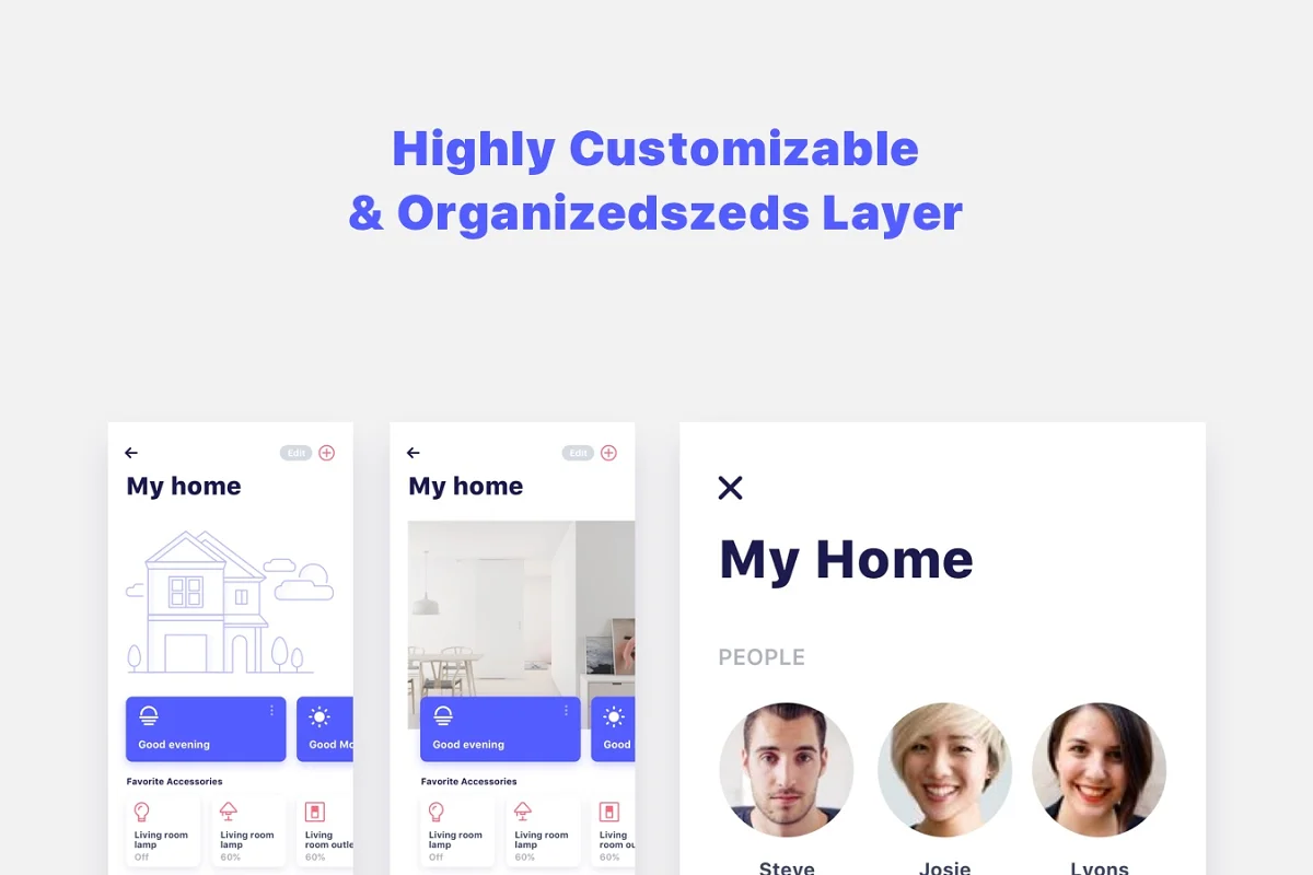 Cahome - Smart Home App UI Kit, an App Template by Capi Product (Photo 3 of 6)