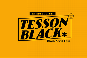 Tesson Black Serif