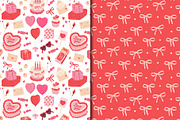 Sweet Romantic Valentine Pattern, a Pattern Graphic by CreativeChristiana (Thumbnail 5 of 9)