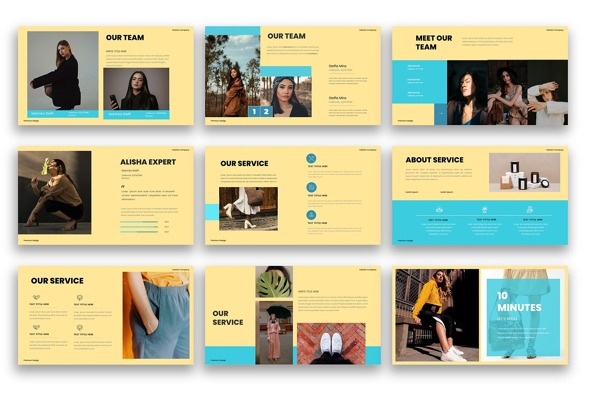 Alisha – Business PowerPoint, a Presentation Template by kreatifreya (Photo 3 of 5)