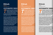 Kibtah, Contemporary Slab-Serif Font, a Slab Serif Font by Namela Studio (Thumbnail 6 of 9)
