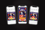 Dia De Los Muertos Flyer Set, a Flyer Template by The Good Store (Thumbnail 2 of 2)