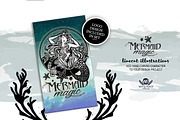 Mermaid Magic Linocuts, a Graphic by WhiteRiverStudio (Thumbnail 5 of 5)