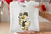 Yarn Crochet Happy New Year Goose Pn, an Illustration by OK Design (Thumbnail 1 of 4)