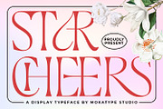 Starcheers - Unique Display, a Serif Font by Mokatype Studio (Thumbnail 1 of 10)