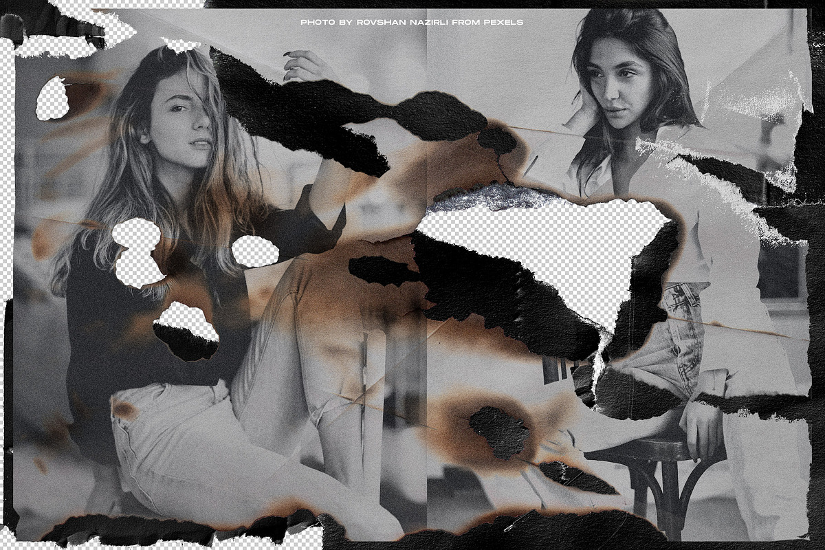 Ripped Paper Textures for Photoshop, a Texture Graphic by Visual Fear (Photo 6 of 6)