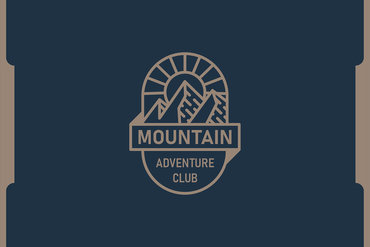 Mountain Badge Logo design, a Branding & Logo Template by Agung_cs (Photo 3 of 3)