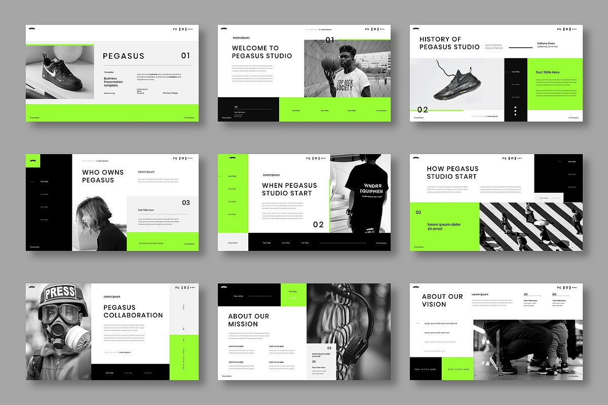 Pegasus - Business Google Slide, a Presentation Template by Dens Creative Studio (Photo 2 of 6)