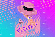 Illustration with flyer templates, a Flyer Template by Sonnyfive (Thumbnail 4 of 8)