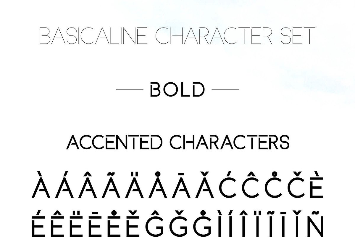 Basicaline Font Family - Sans Serif, a Sans Serif Font by RC graphics (Photo 15 of 21)