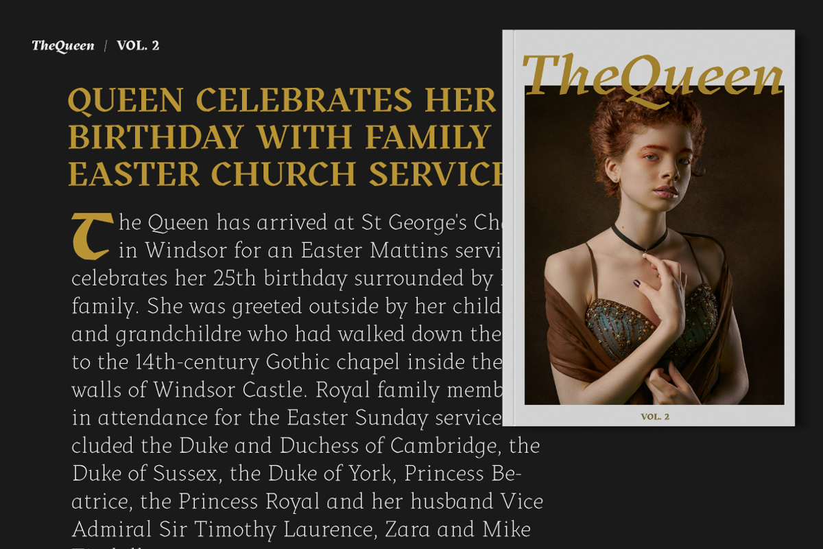 Kitsch - 32 fonts, a Serif Font by Zetafonts (Photo 11 of 13)