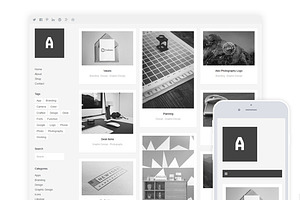 Althea / Grid Portfolio & Shop Theme