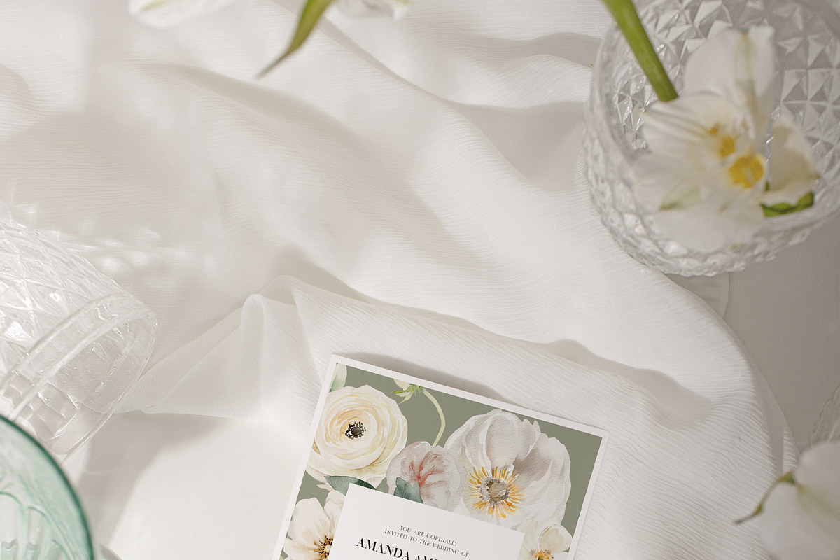 FLORAL WINTER BOX Watercolor Bundle, a Seasonal Illustration by Muse Artist (Photo 11 of 95)